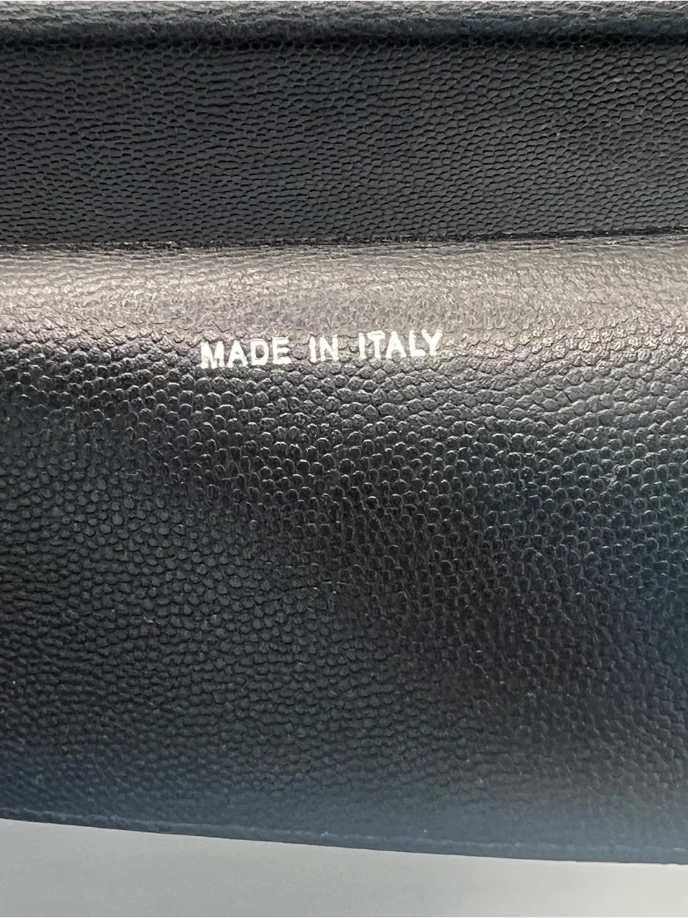 **Rare** CHANEL Black Caviar Leather iPad Tablet Case Holder w/ Folding Stand CC